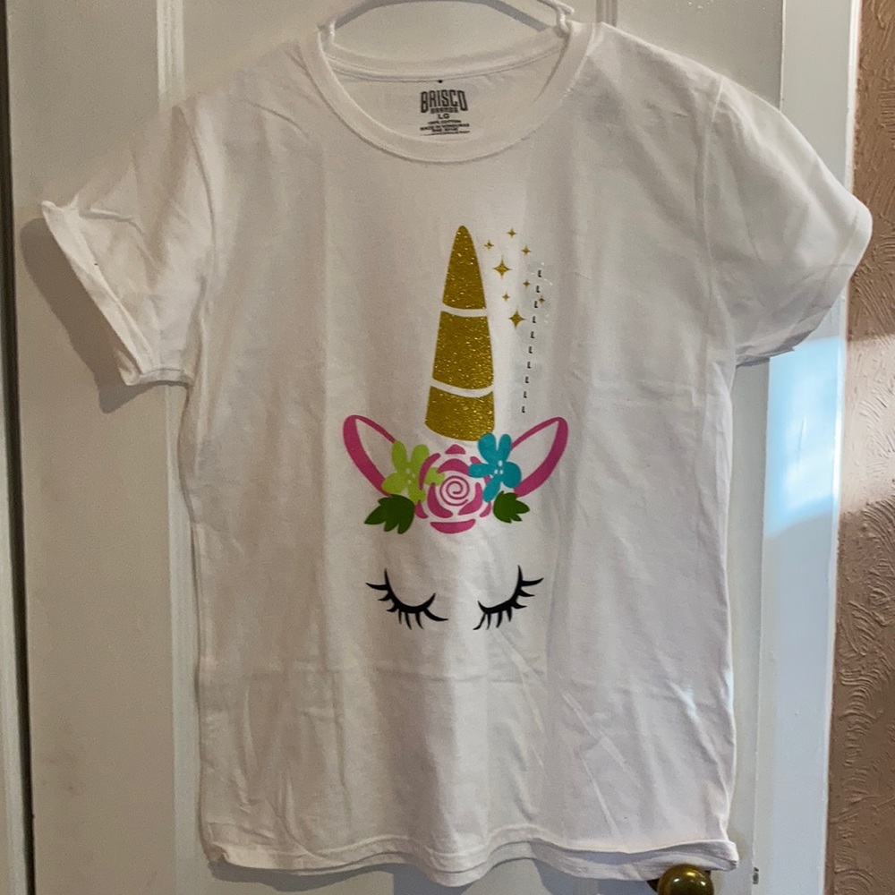 ❤️ NWT Glitter Unicorn Tee Shirt